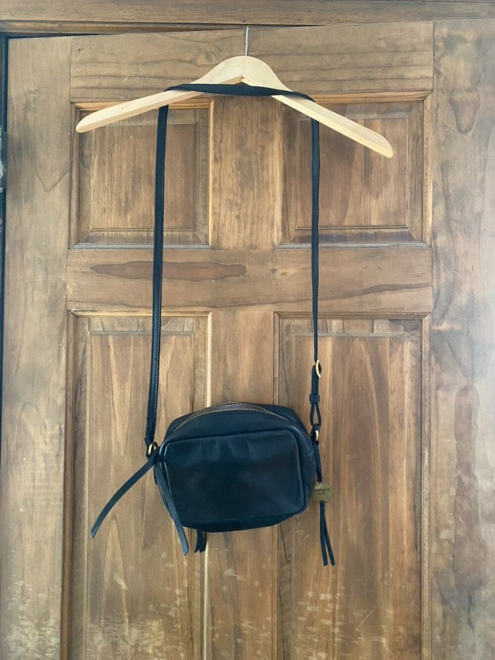 Margot leather crossbody purse